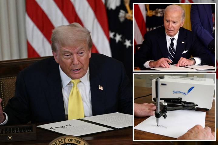 President Trump hints at 'Biden Autopen' portrait in new White House 'Wall of Fame' gallery: report