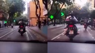 Graban a un motorista circulando con un niño sin casco por Palma