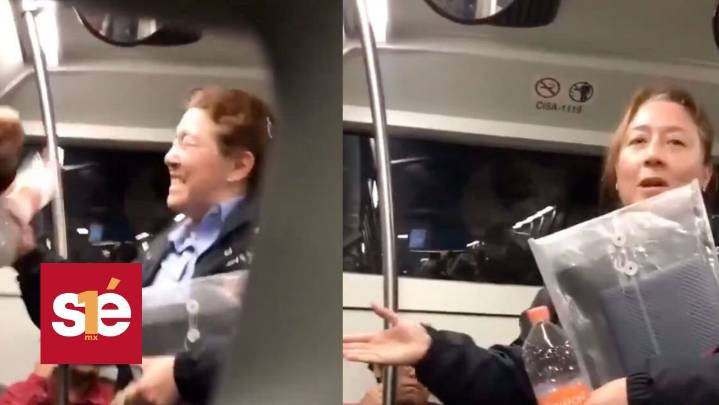 Video viral: Mujer agrede a joven en Metrobús de CDMX y la apodan “Lady Herpes”