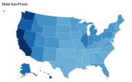 Labor Day Map Shows Spiking Gas Prices Across US