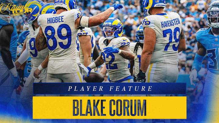 Feature: Blake Corum scores first career touchdown in Rams' Week 2 win at Titans