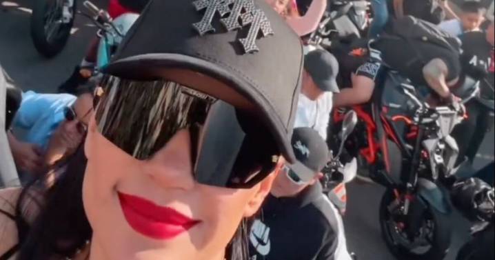 Sandra Cuevas promete cubrir las multas de motociclistas detenidos durante la rodada que ella convocó en CDMX