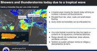 Onda tropical provocará aguaceros y tormentas eléctricas en Puerto Rico