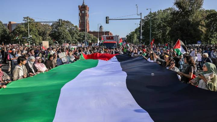 Decenas de miles de alemanes exigen el fin del genocidio en Gaza
