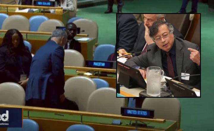 Delegación de Estados Unidos abandonó el recinto durante discurso del presidente Petro en la ONU