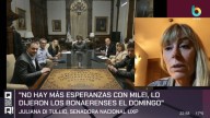 Juliana Di Tullio: "Si no hay cambios, no sé si el pueblo argentino va a seguir acompañando al Gobierno"