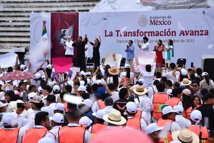 Sheinbaum anuncia construcción de 82 mil Viviendas del Bienestar en Chiapas