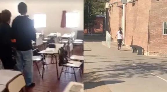 Adolescente de 14 años se atrincheró con un arma en una escuela de Mendoza y disparó dos veces