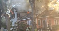 House fire prompts heavy fire response on Olive Street