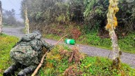 Clan del Golfo plantó explosivos en vía del Norte de Antioquia