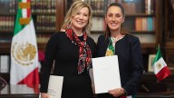 Recibe Sheinbaum cartas credenciales de 5 embajadores