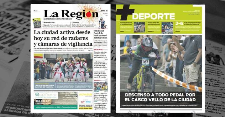 La portada de La Región de este martes, 16 de septiembre