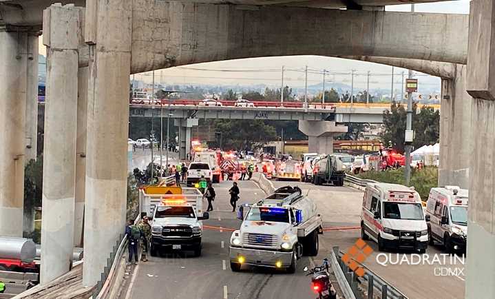 Confirma Salud CDMX 13 fallecidos y 40 internados tras explosión de pipa
