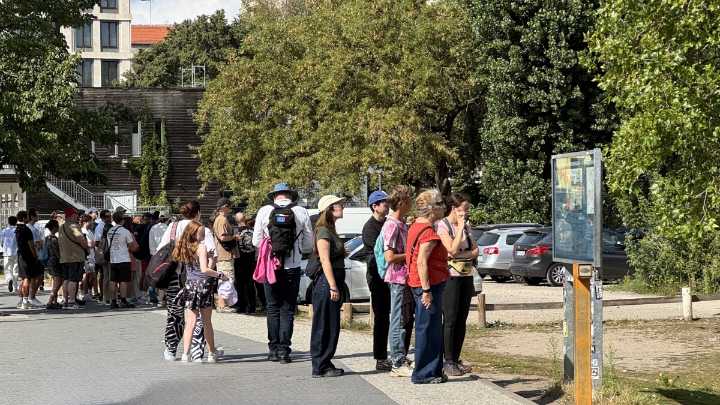 Hitler's bunker is now just a parking lot. But it's a 'dark tourism' attraction anyway