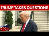 Trump takes questions ahead of UK visit