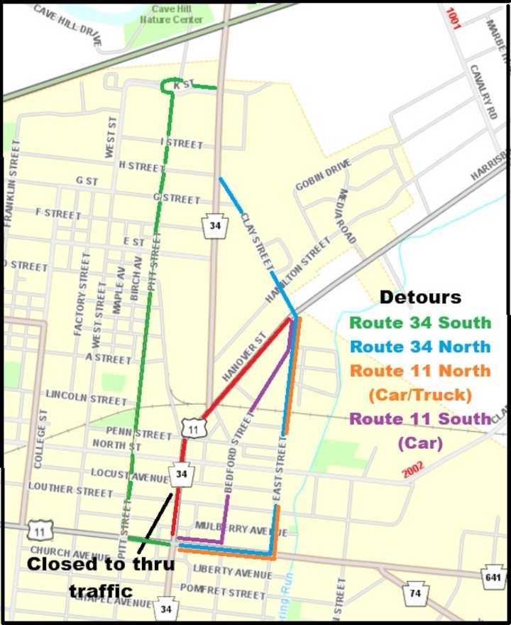 Plan ahead - Carlisle drivers will be detoured for a week for roundabout project