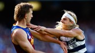AFL Grand Final 2025: Geelong Cats star Bailey Smith criticised for stoush with Harris Andrews late in grand final loss