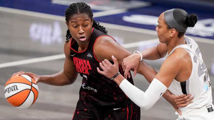 Indiana Fever vs Las Vegas photos from Game 3 of the WNBA semifinals