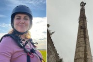 Mom dies slipping off 300-foot tower posing for selfie with son