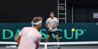 La selección argentina completó su tercera jornada de prácticas en Groningen y espera por el sorteo de la Copa Davis