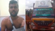 Armed gang smashes windscreens of trucks, robs trucker