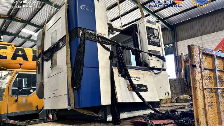 Golpe a una red internacional de drogas que ocultaba cocaína en maquinaria industrial