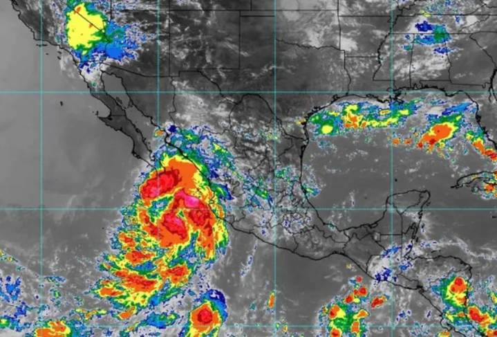 Trayectoria EN VIVO de la tormenta tropical Lorena; avanza rumbo a Baja California Sur