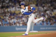 After Ohtani pitches 5 hitless innings, Marchon’s 3-run homer rallies Phillies past Dodgers 9