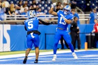 Lions far from perfect, but looking much better while leading Bears at halftime