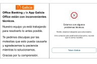 El Banco Galicia reporta caída en aplicación móvil y home banking