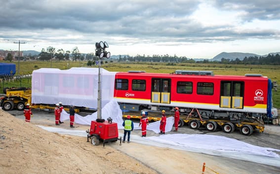 Así fue la movilización hacia Bogotá de los primeros vagones del metro: La Previsora, figura clave