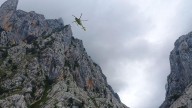 Herido un montañero al ser alcanzado por un desprendimiento en la canal del Texu, donde murió un alemán hace un año