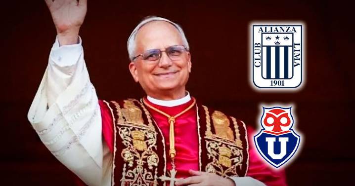 'Papa blanquiazul': León XIV lució camiseta de Alianza Lima previo partido con U de Chile