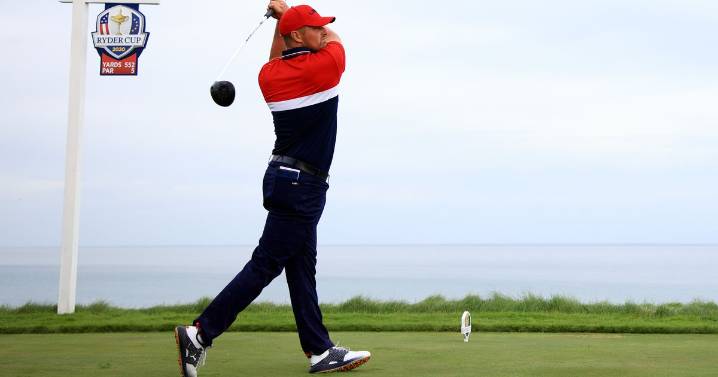 Bryson DeChambeau signals Ryder Cup intent with one booming drive we'll see all week