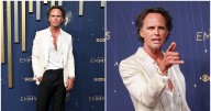 Emmys 2025: ‘White Lotus’ Star Walton Goggins Makes High Hairlines & Low Necklines Look Cool