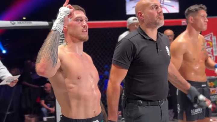 Hughes noquea a Gino Van Steenis y acaba con su sueño en PFL Nantes