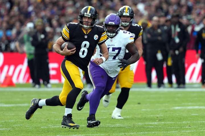 Vikings can’t complete comeback in 24-21 loss to Steelers in Dublin