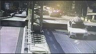 Seattle police seek driver who jumped bridge in stolen car