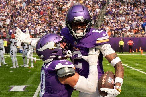 Vikings sail past bumbling Bengals 48-10 in Wentz's debut behind pair of TDs on D by Isaiah Rodgers