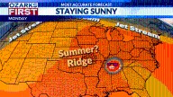 Rain chances minimal, warm weather here to stay