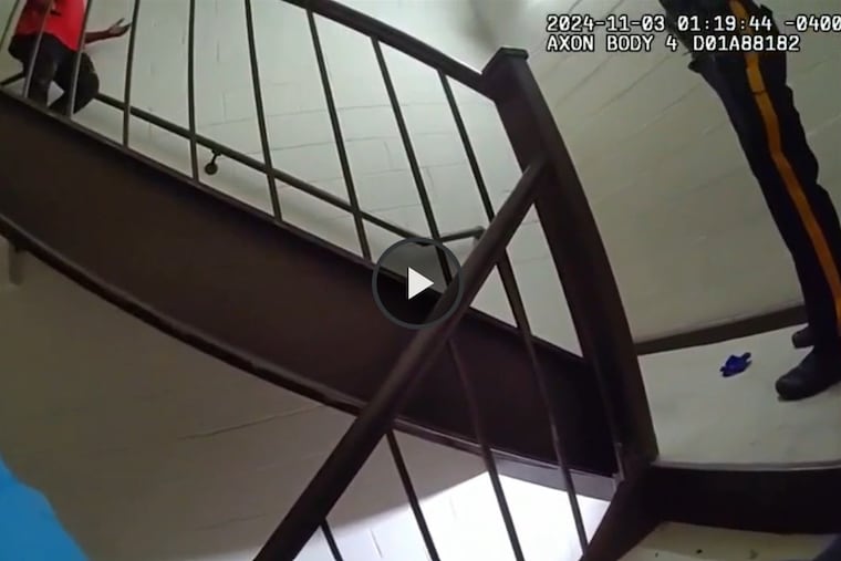 Video shows Haddon Township officer shooting man holding a knife