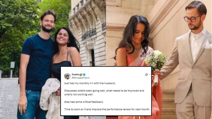 French man's monthly 'marriage review' for Indian wife leaves Internet in splits