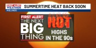 Nice again today, followed by summertime warmth at the end of this week
