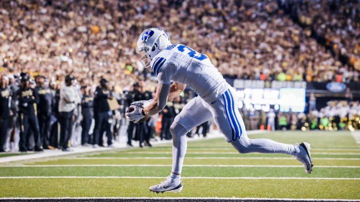 Chase Roberts' 2nd TD Gives BYU First Lead Against Colorado