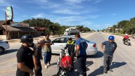 Reportan dos motociclistas heridos en incidentes diferentes
