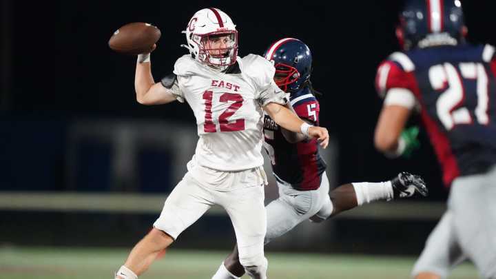 Photos of East Greenwich vs. Central Falls football on Thursday September 18