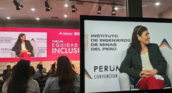 PERUMIN 37: Mujer de Bella Unión en foro de Equidad e Inclusión