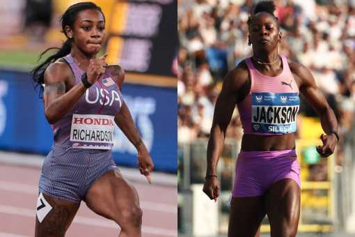 Sha’Carri Richardson Finishes Ahead of Shericka Jackson in 100M Heats At World Athletics Championship Sha'Carri Richardson get the win over Shericka Jackson but Julien Alfred also showoffs some speed 