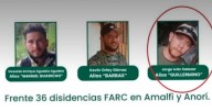 Abatido jefe disidente de las Farc implicado en el atentado donde mataron a 13 policías en Colombia