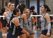 Jurupa Valley High School girls volleyball team rusty but triumphant in return to match action